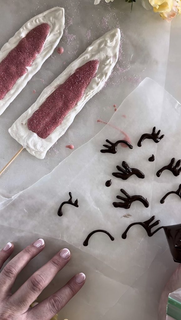 This Bunny Cake is a fun and super easy way to decorate a homemade or store-bought cake for a spring or Easter party.