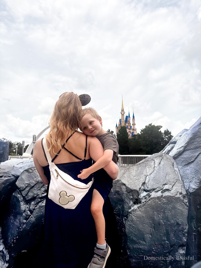 These are some of my favorite Less Crowded Castle Photo Spots at Magic Kingdom with tips on getting less crowded photos!