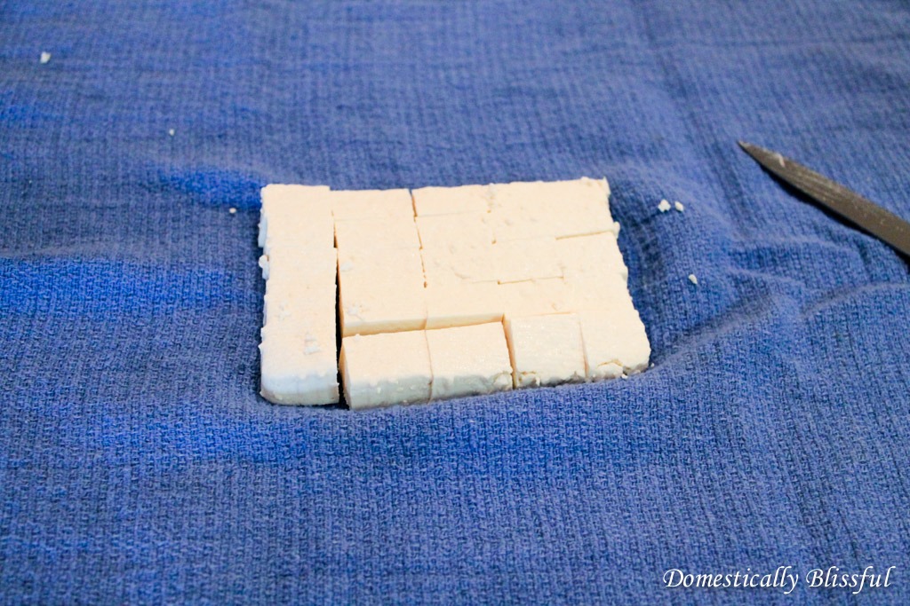 diced tofu
