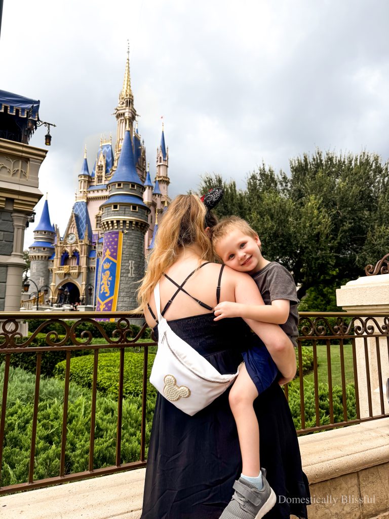 These are some of my favorite Less Crowded Castle Photo Spots at Magic Kingdom with tips on getting less crowded photos!