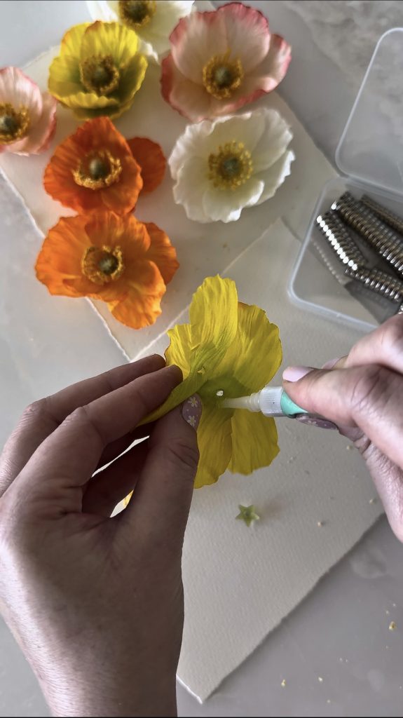 These DIY Flower Magnets are a fun and easy way to create spring magnets to decorate your fridge or school locker.