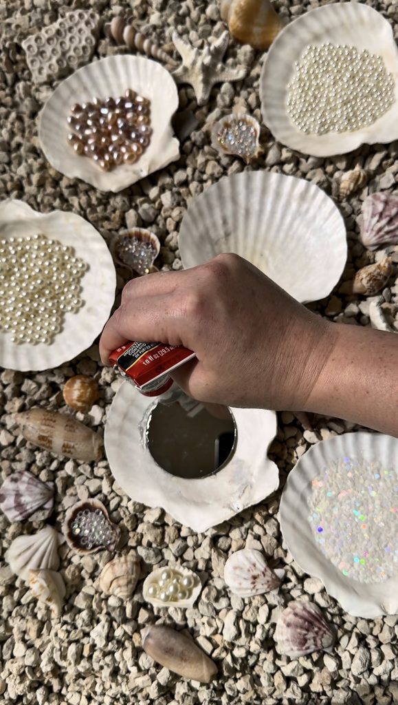 This DIY Mermaid Seashell Compact is the most fun beach craft that you can enjoy using all summer long.