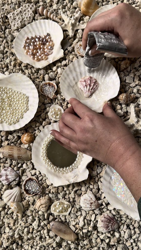This DIY Mermaid Seashell Compact is the most fun beach craft that you can enjoy using all summer long.