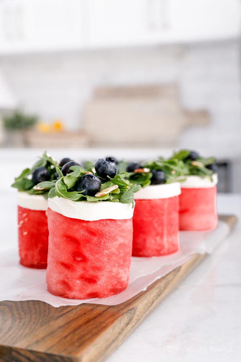 These Watermelon Salad Cupcakes are a fun and delicious way to enjoy a few of your favorite summer flavors!