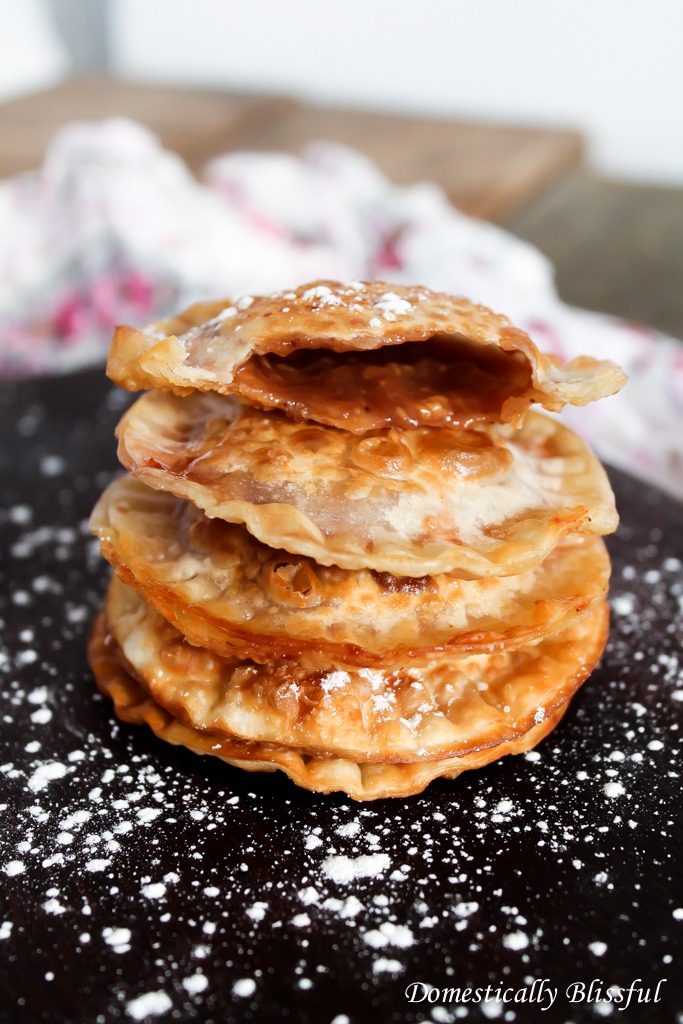Fried Peanut Butter and Jelly Wontons