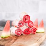 These 2-ingredient Watermelon Fruit Leathers are a fun treat to make on a rainy day with leftover watermelon.