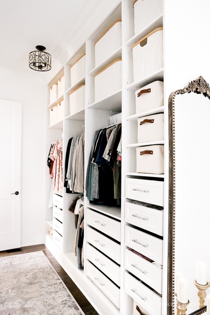 A little look at our floor-to-ceiling Semi-Custom Built-In Closet and how we built it.