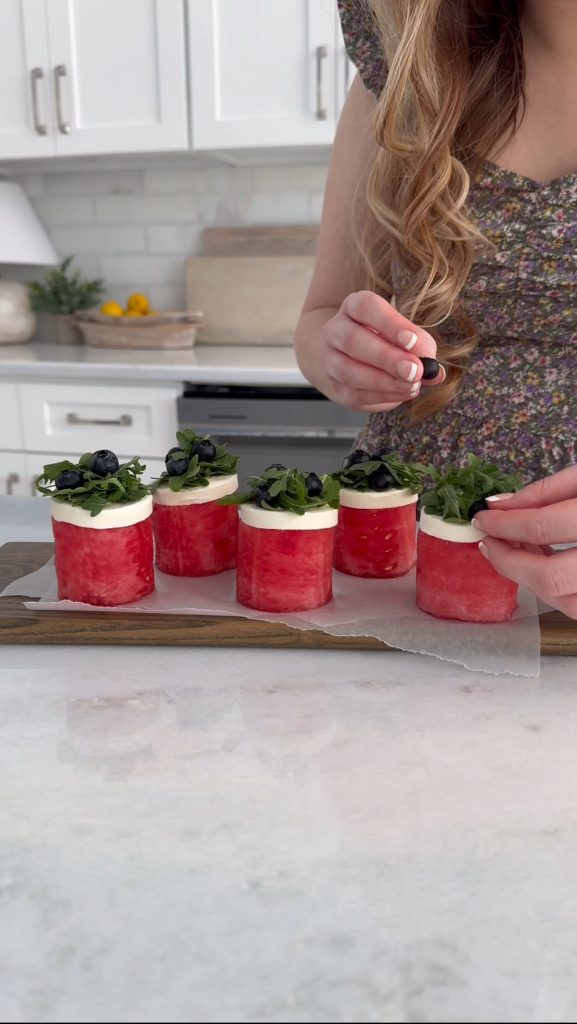 These Watermelon Salad Cupcakes are a fun and delicious way to enjoy a few of your favorite summer flavors!