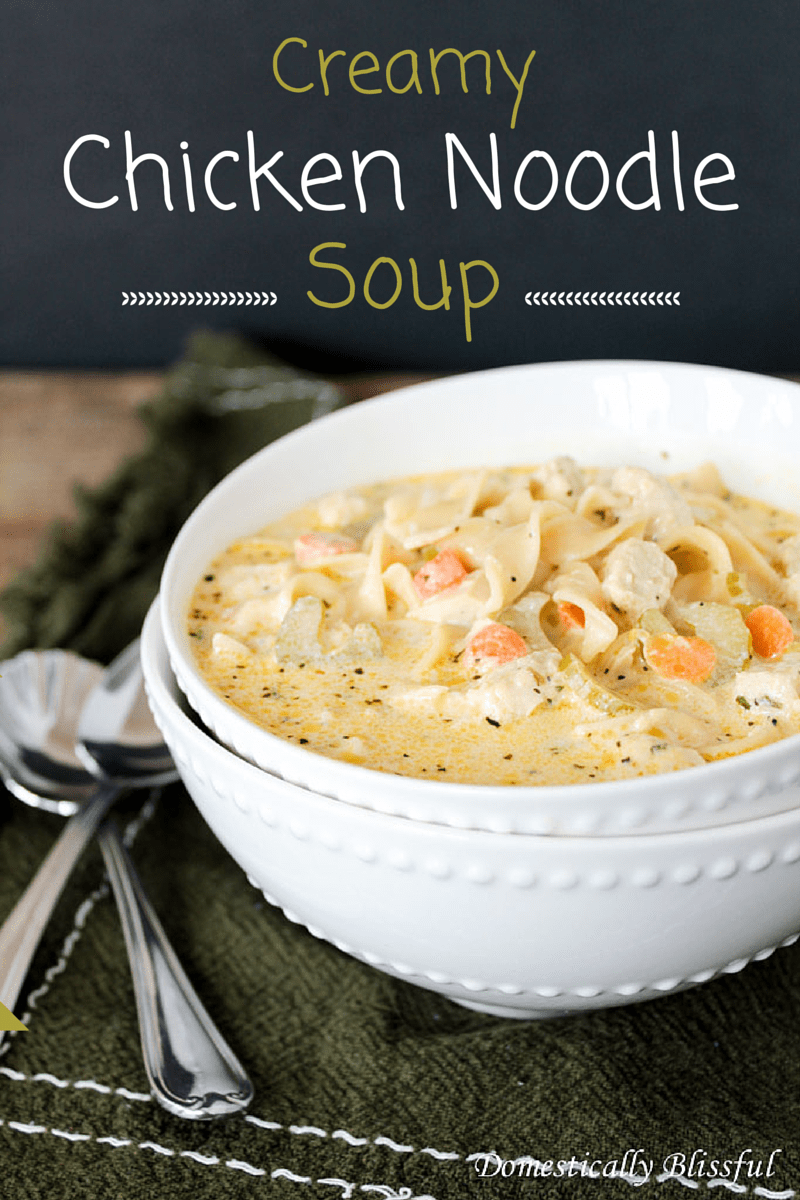 Creamy Chicken Noodle Soup