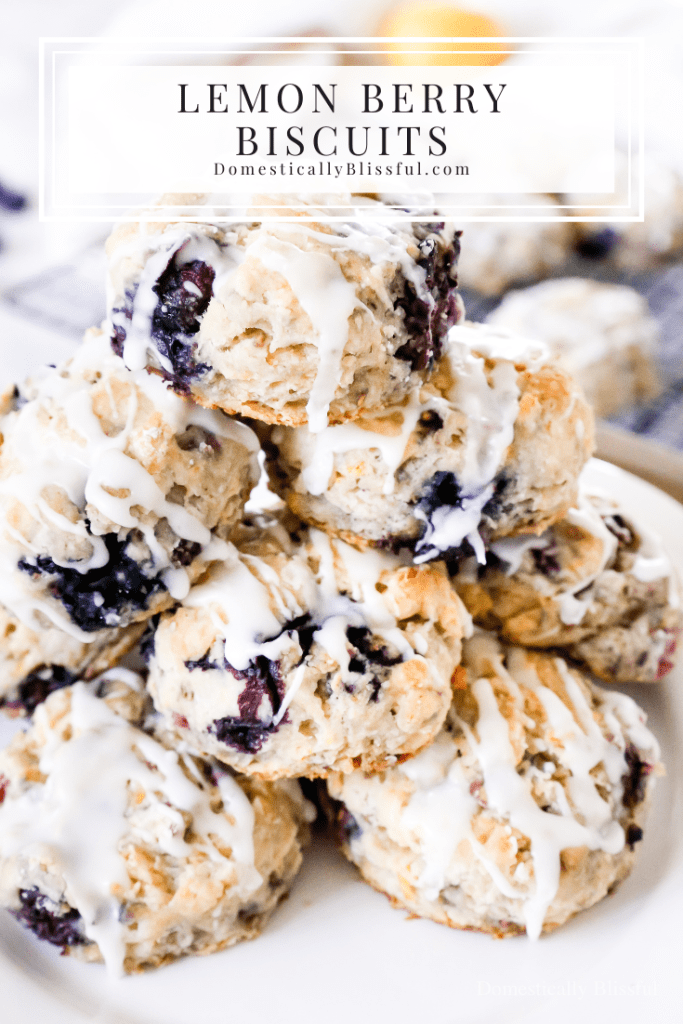 These Lemon Berry Biscuits are the perfect sweet summer biscuit for breakfast, brunch, or even dessert! 