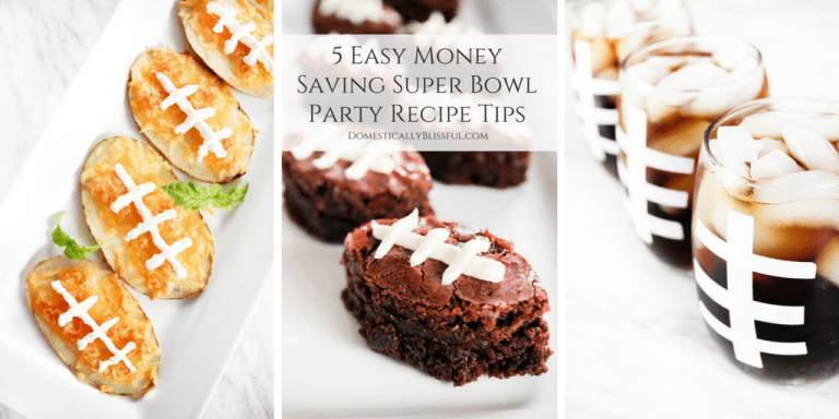 5 Easy Money Saving Super Bowl Party Recipe Tips that will help make your Super Bowl party a success!
