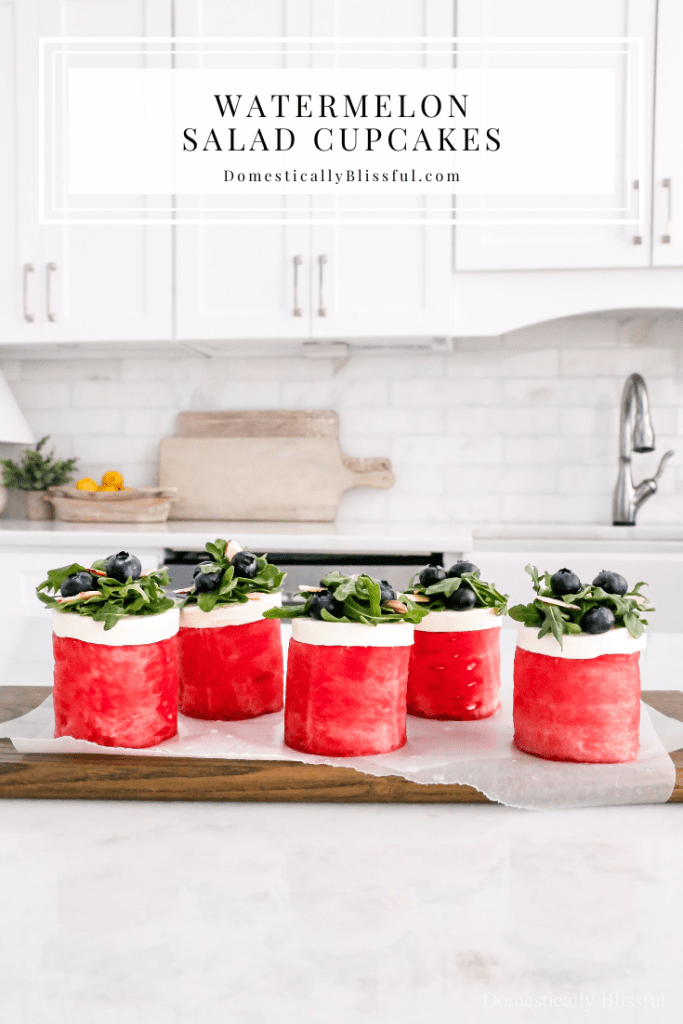 These Watermelon Salad Cupcakes are a fun and delicious way to enjoy a few of your favorite summer flavors!