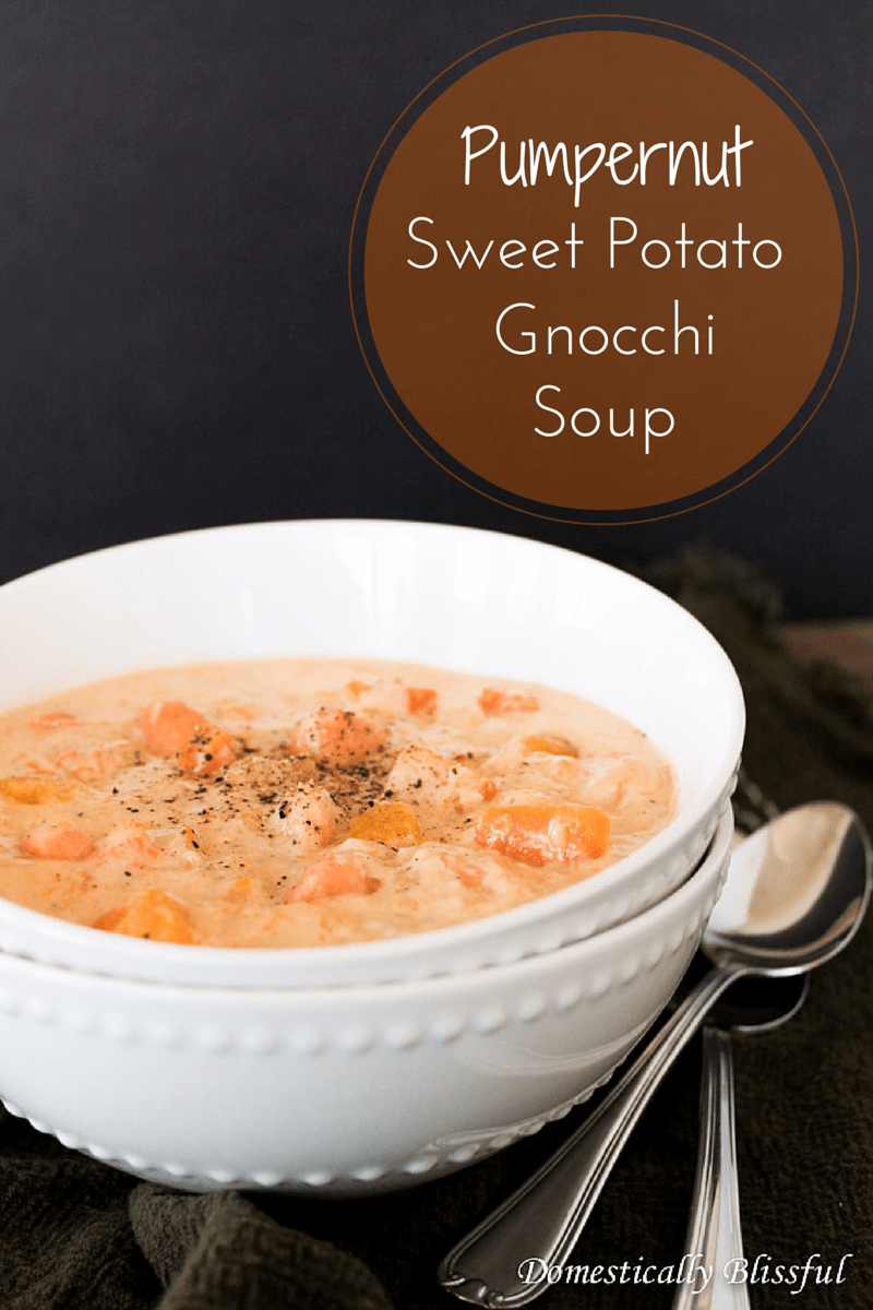 Pumpernut Sweet Potato Gnocchi Soup
