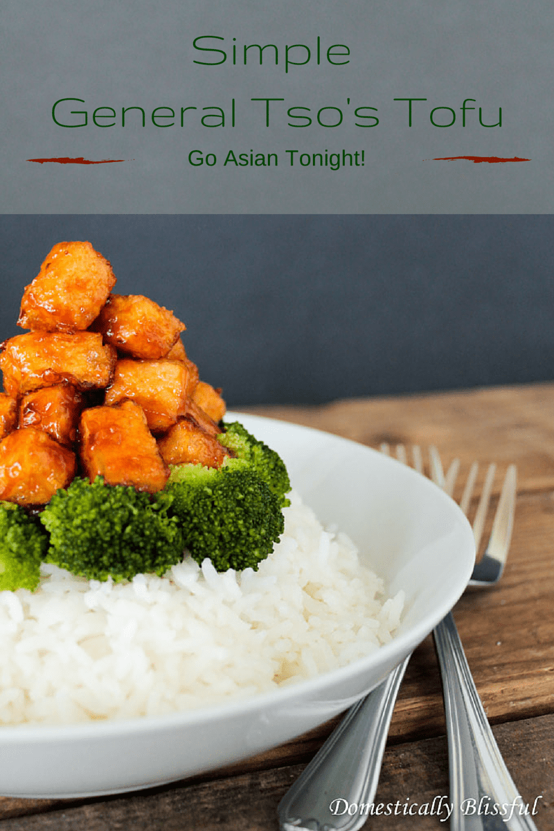 Simple General Tso’s Tofu